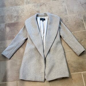 Ann Taylor taupe coat XXS petite